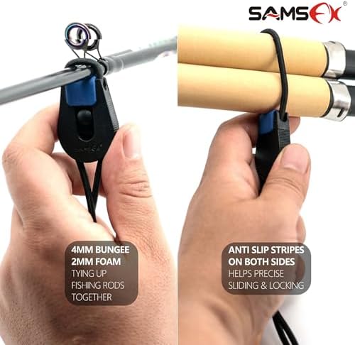 SAMSFX Fishing Belt, Stretchy Fishing Rods Ties Rod Wraps - Image 6