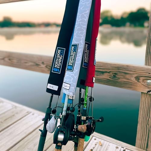 Premium Neoprene Fishing Rod Sleeve – Floating, Puncture Resistant, Labeled Protective Sock for Casting, Spinning, Trolling Fishing Rods - Image 6