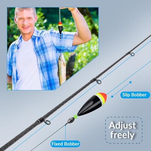 THKFISH Fishing Bobbers Slip Bobbers for Fishing Floats Bobbers for Fishing Balsa Bobbers for Steelhead Fish Float Rigs Freshwater Saltwater Floatage - Image 2