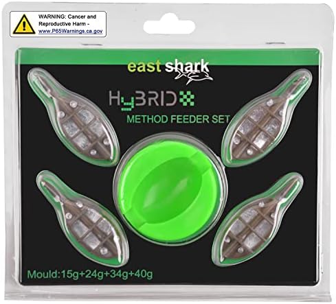 Carp Fishing Method Feeder Set 4 Inline Method Feeders with 1 Quick Release Carp Fishing Equipment Tackle for Baits Holder Tool - Image 6