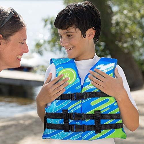 Aqua Oceans 7 Life Jacket for Kids - US Coast Guard Approved Life Vest for Infant, Child & Youth Boys and Girls, Open-Side PFD for Boating, Swimming & Water Sports - Image 3