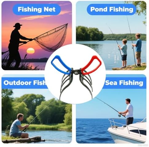 3 Fish Claw Gripper, Fishing Pliers, Fish Gripper, Metal Control Clamp Tong Tackle Tool, Multi-Functional Light Weight Accessories - Image 4