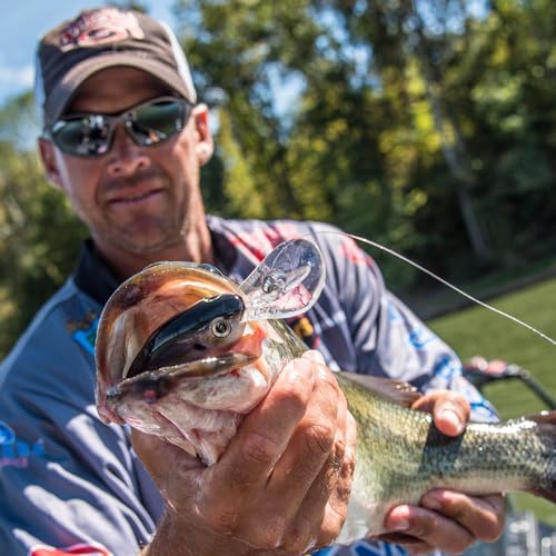 Strike King Pro Model 6XD Fishing Lure, Deep Diving Crankbait, Unique Curved Bill, Free-Floating Rattle Chambers, 1-Ounce, Dives to 19-Feet, Size 1 Treble Hooks - Image 4