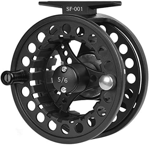 SF SF-001 Large Arbor Fly Fishing Reel with Aluminum Alloy Body 3/4wt 5/6wt 7/8wt Die Cast Pre-Loaded Fly Reel with Line Combo for Trout Bass Carp Pike Panfish - Image 2