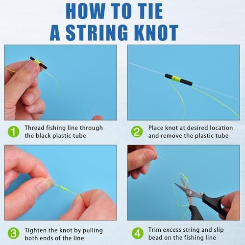 Fishing Bobber Stops, Slip Bobber Stoppers for Fishing Line - Image 3