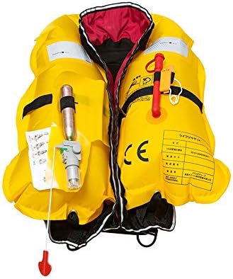 Top Safety Adult Life Jacket with Whistle - Manual Version Inflatable Lifejacket Life Vest Preserver PFD for Boating Fishing Sailing Kayaking Surfing Paddling Swimming - Adjustable Life Saving Vest - Image 5