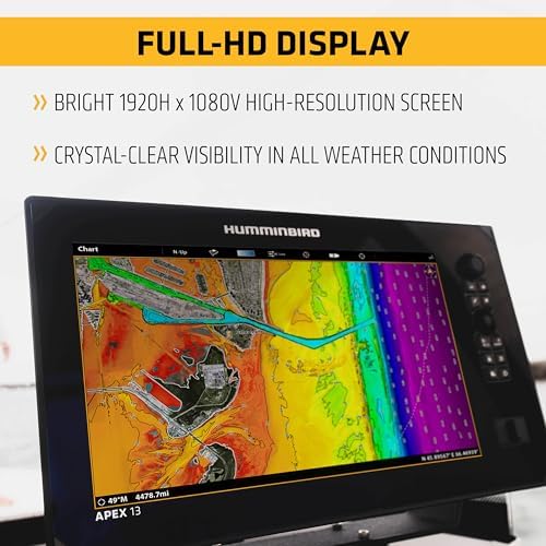 Humminbird APEX VX Series GPS Fish Finder with LakeMaster and CoastMaster VX Maps, MEGA Side Imaging+ - Image 3