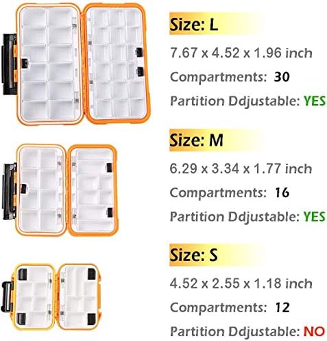 Fishing Lure Boxes, Waterproof Portable Tackle Box Organizer With Storing Tackle Set Plastic Storage - Mini Utility Lures Fishing Box, Small Organizer Box - Image 6