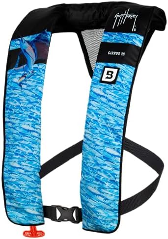 BLUESTORM Cirrus26 Inflatable PFD Life Jackets for Adults | US Coast Guard Approved Automatic Life Vest w/Manual Override Convertibility by Bluestorm