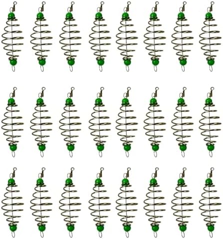 Fishing Bait Cages, 24Pcs 3.1in Carbon Steel for Carp and Catfish by Unknown