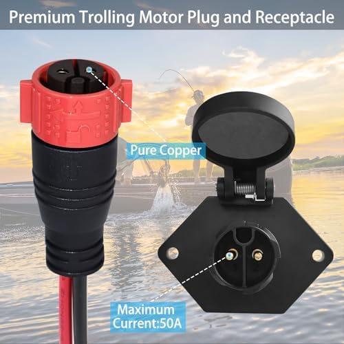 Trolling Motor Plug,12V/24V/36V/48V Trolling Motor Plug for Minn Kota Boat - Image 2