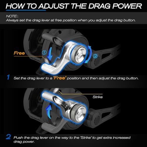 GOMEXUS Slow Pitch Jigging Reel LS20 CNC All Aircraft Grade Aluminum Body Lever Drag Conventional Reels - Image 6