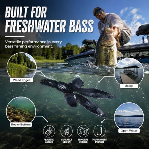 5.5" Creature Bait Soft Plastic Fishing Lures - Image 5