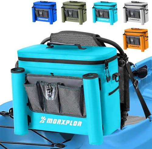 MORXPLOR Kayak Cooler,Waterproof Kayak Seat Back Cooler for Kayaking,Kayak Accessories Cooler Bag,Protable Ice Chest,Beach Cooler,Travel Cooler for Camping or Lunch Bag by MORXPLOR