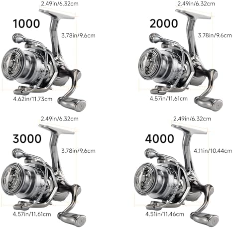 HAUT TON Dolphin Spinning Reel, 5+1BB Saltwater Fishing Reels - Image 2