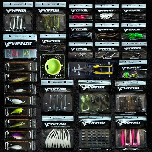 Fishing Tackle Box with Tackle Included Lures, 3-Layer Tackle Kit - Image 3