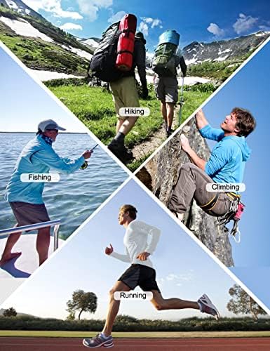 Roadbox Mens Fishing Sun Hoodie, Long Sleeve UPF 50+ UV Protection Shirts - Image 5