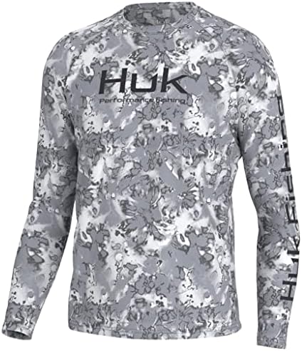 HUK Men's Pursuit Vented Long Sleeve Fishing Shirt (+30 UPF) by HUK