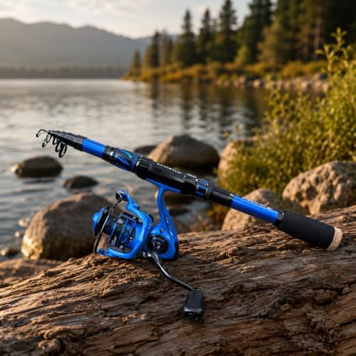 TORVEX Telescopic Fishing Rod,Travel Spinning Rod with Ceramic Guides, Stainless Steel Reel Seat, EVA Handle, Portable Collapsible for Bass Trout Catfish, Freshwater Saltwater, 6-9FT - Image 7