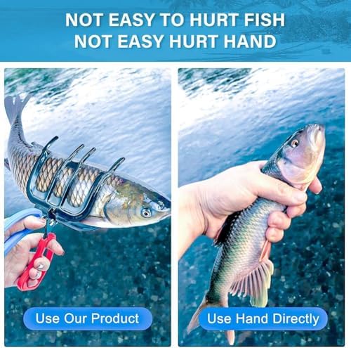 3 Claw Fish Gripper, 2026 New Multifunctional Metal Fishing Pliers Gripper, Non-Slip Fish Grabber Tool, Lightweight Fishing Accessories for Catch and Release - Image 4