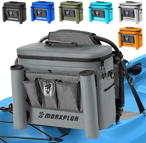MORXPLOR Kayak Cooler,Waterproof Kayak Seat Back Cooler for Kayaking,Kayak Accessories Cooler Bag,Protable Ice Chest,Beach Cooler,Travel Cooler for Camping or Lunch Bag by MORXPLOR