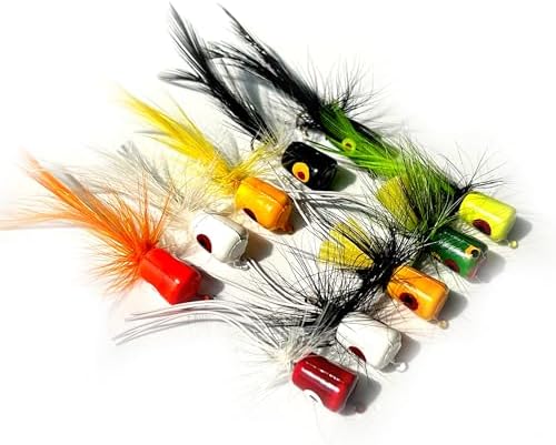 Fly Fishing Flies Kit/Trout/Salmon/bass Flies Streamers Dry/Wet Flies.Nymphs,Fly Poppers (with Waterproof Fly Box) - Image 4