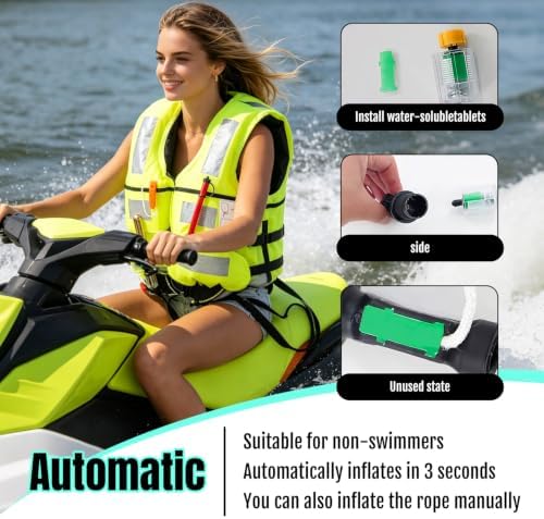 2Pack 24G Co2 Cartridge Cylinder for Life Vest, Accessory for C02 PFD Rearming Kit, for Auto/Manual Inflating Life Jacket, for Adult, Used for Fishing, Surfing, Sea/Ocean Activities - Image 6