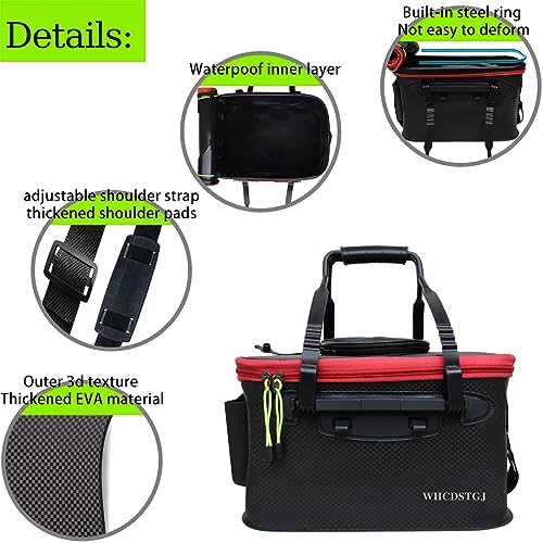 Fishing Bucket, Versatile Foldable Portable Fishing Bucket The 6 Gallon EVA Fish Bucket is Suitable for Storing Live Fish and Fresh Bait.… - Image 4