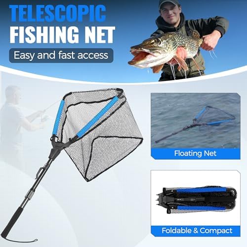 PLUSINNO Fishing Rod and Reel Combo Pole Gear Kit Telescopic Beginner - Image 4