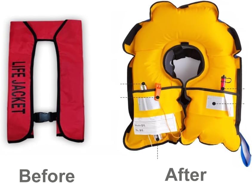 33Gram CO2 Cylinder Cartridges for Inflatable Life Vest, Automatic/Manual Life Jacket Rearming Kit - Image 3
