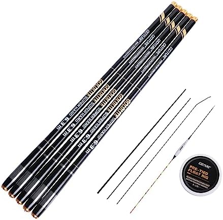 Goture Telescopic Tenkara Fishing RodPortable Hand Fishing Poles 12-24Ft by Goture