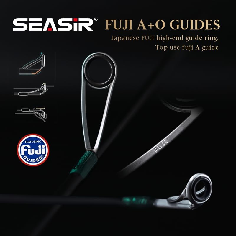 SEASIR Stream Fishing Rod, Ultralight BFS Carbon Fiber - Image 4