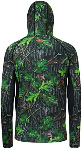 BASSDASH Men's UPF 50+ Camo Long Sleeve Hunting Fishing Hoodie Shirt - Image 2