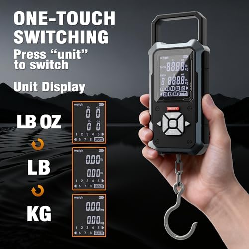 GRAM PRES Fish Scale 88lb/40kg, Digital Tournament Fishing Weight Scale - Image 2