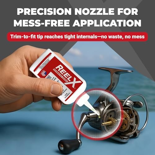 ReelX Fishing Reel Lubricant, Extreme-Pressure Anti-Corrosion Oil for Bearings, Spinning, Baitcasting, Spincast, Fly, Trolling & Electric Reels, Smooth Casting Saltwater Freshwater Protection, 4 oz - Image 4