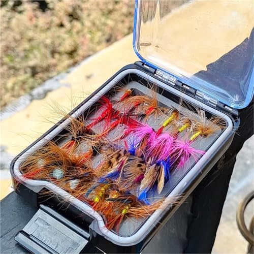 Fly Fishing Lures 24Pcs/Box Fishing Fly Set Box Dry Wet Nymph Streamers Assortment Salterwater Lure for Bass Trout Salmon - Image 2