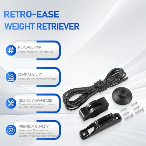Retro-Ease Weight Retriever Replace Part for 2250122 Compatible with Cannon Downrigger - Image 2