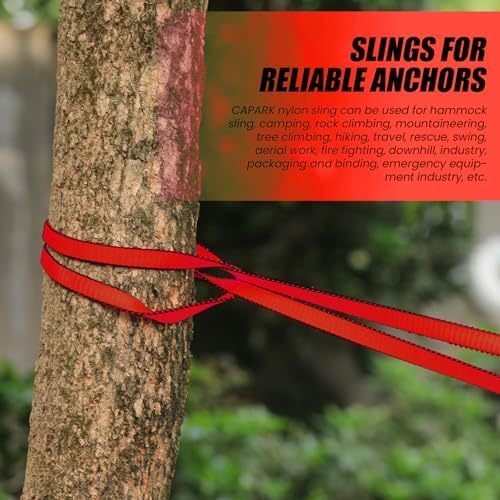 18MM Nylon Climbing Slings Runners 23 kN Strong Webbing Straps for Rock Climbing, Rappelling, Swing, Yoga Hammock etc - Image 6