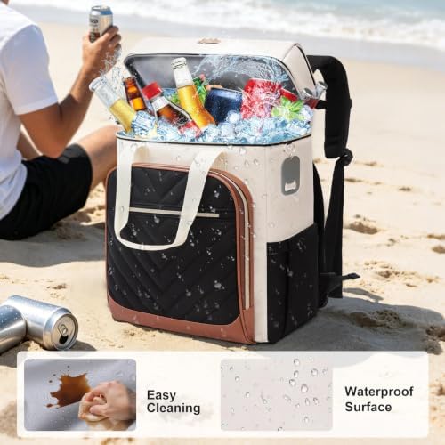 Backpack Cooler Insulated Leakproof, Soft Cooler Backpack for Beach - Image 4
