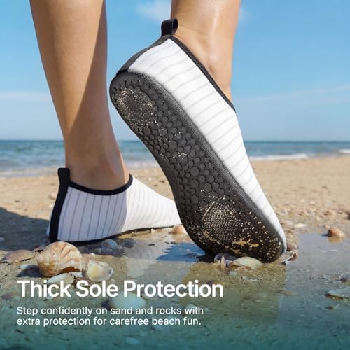 Water Shoes for Women Men Quick-Dry Aqua Socks Swim Beach Outfits Barefoot - Image 2