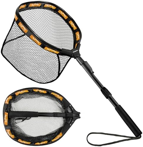 PLUSINNO Fishing Net Fish Floating Landing Net with Handle by PLUSINNO