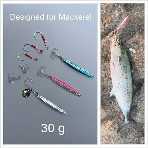 Saltwater Fishing Lures Fishing Jigs Fishing Spoons for Striped bass, Pompano, Spanish Mackerel ，Bluefish - Image 2