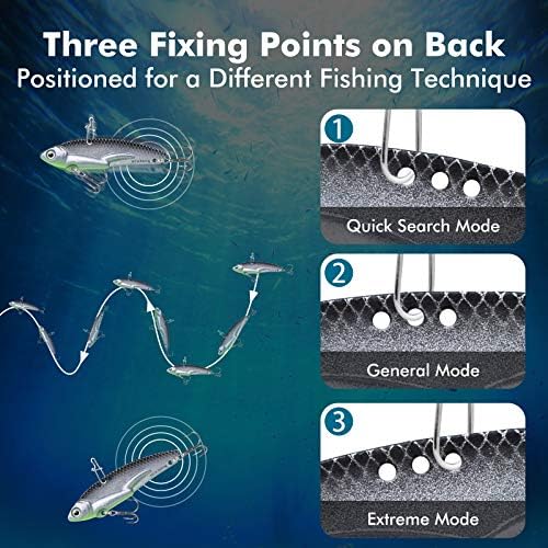 TRUSCEND Metal Fishing Jigs Lures with Hand-Polished, Colorfully Reflective Lead Fishing Spoons Glow Hard Swimbaits for Bass, Walleye, Trout, Salmon, Freshwater & Saltwater Fishing Gear Gifts for Men - Image 3