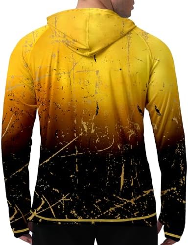 Men's UPF 50+ Sun Protection Hoodie, Long Sleeve Fishing Shirt - Image 2