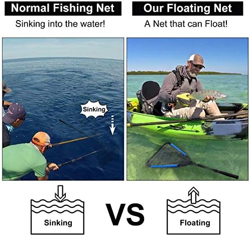 PLUSINNO Fishing Net Fish Floating Landing Net with Handle - Image 4