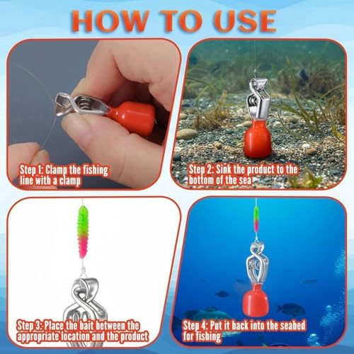 Ice Fishing Depth Finder Clip-on with Fluorescent UV Coated Gauge - Image 6