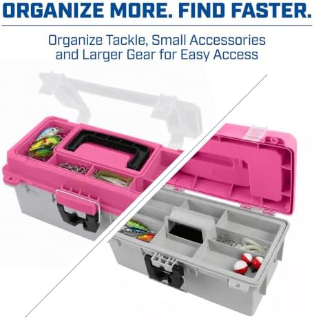 Sheffield 12288 13" Made in USA Tackle Box w/Lift Out Tray & Deep Storage - Image 2
