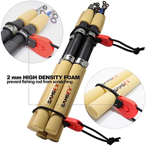 SAMSFX Fishing Belt, Stretchy Fishing Rods Ties Rod Wraps - Image 6
