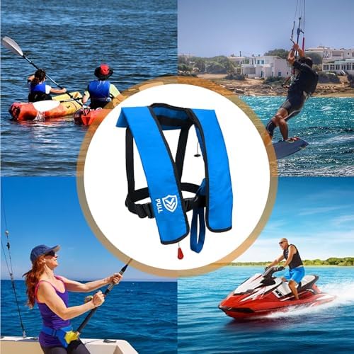 Manual Inflatable Life Jacket for Adults| Supports up to 330 lbs - Image 6