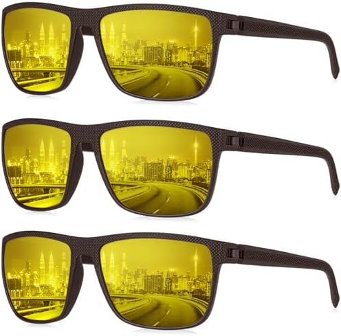 KALIYADI Polarized Sunglasses for Men, Lightweight Sun Glasses with UV Protection for Driving Fishing Golf by KALIYADI